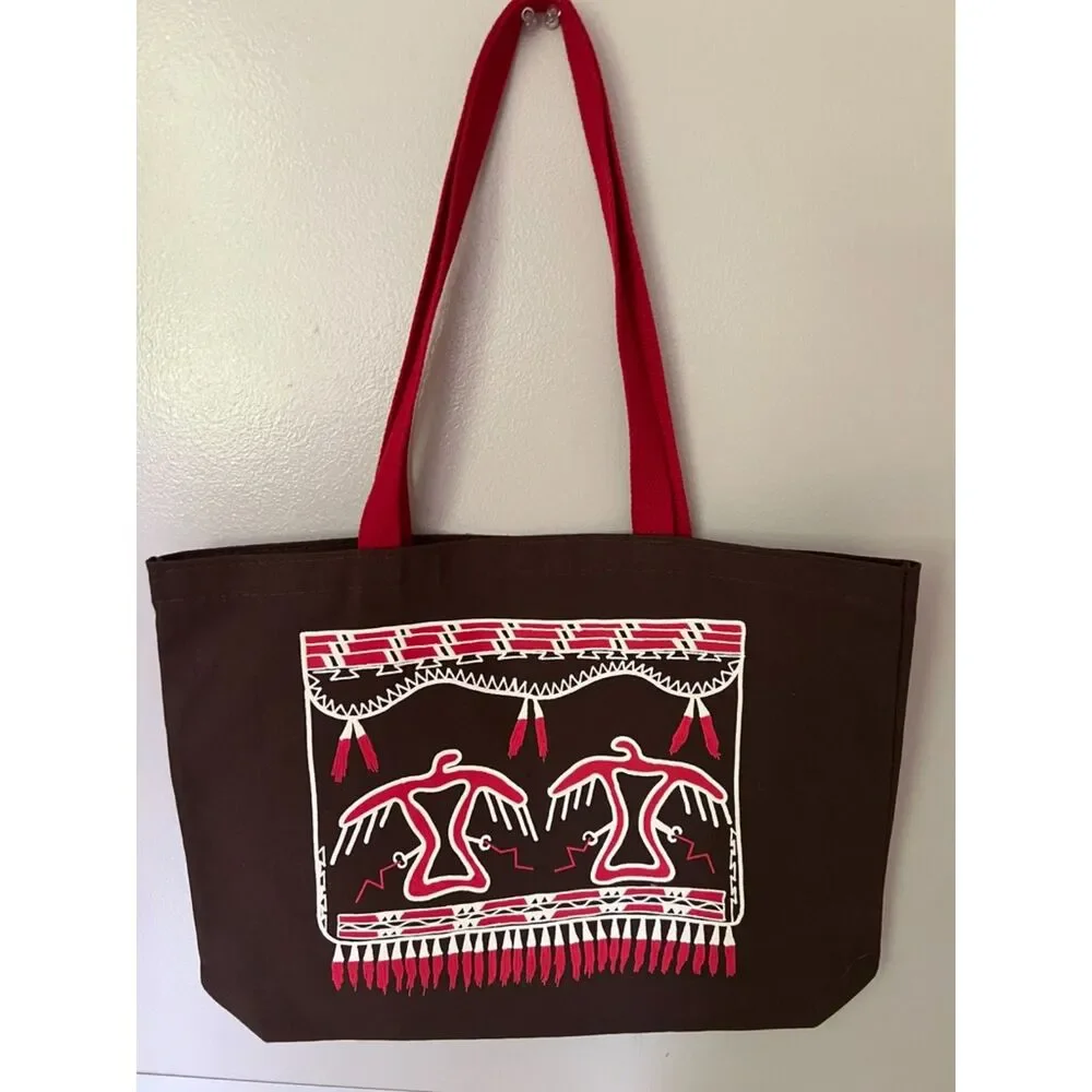 The Wandering Bull Thunderbird canvas tote bag